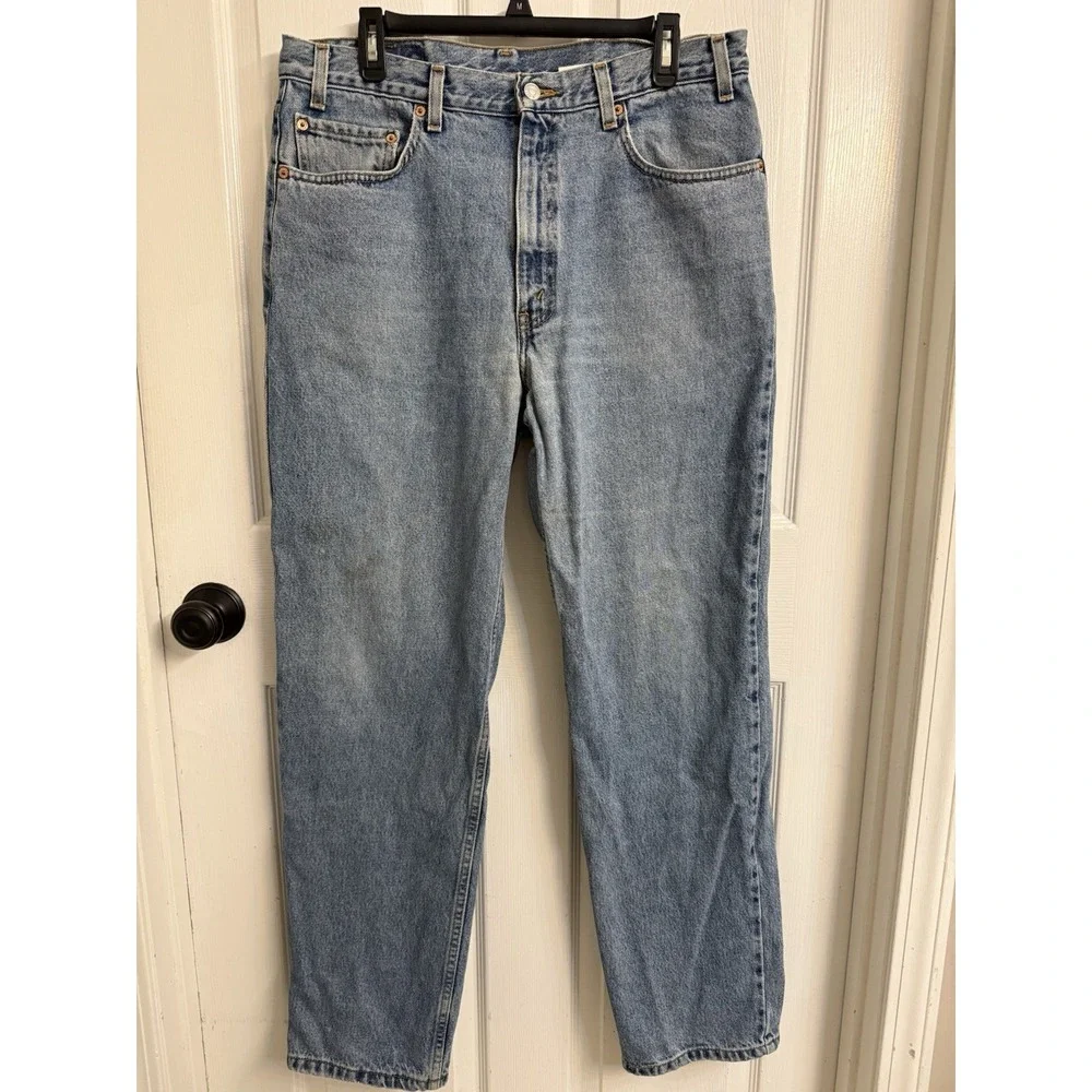 Vintage Levi's 550 Men's 36x32 Straight Leg Relaxed Fit Jeans Denim Y2K 90's